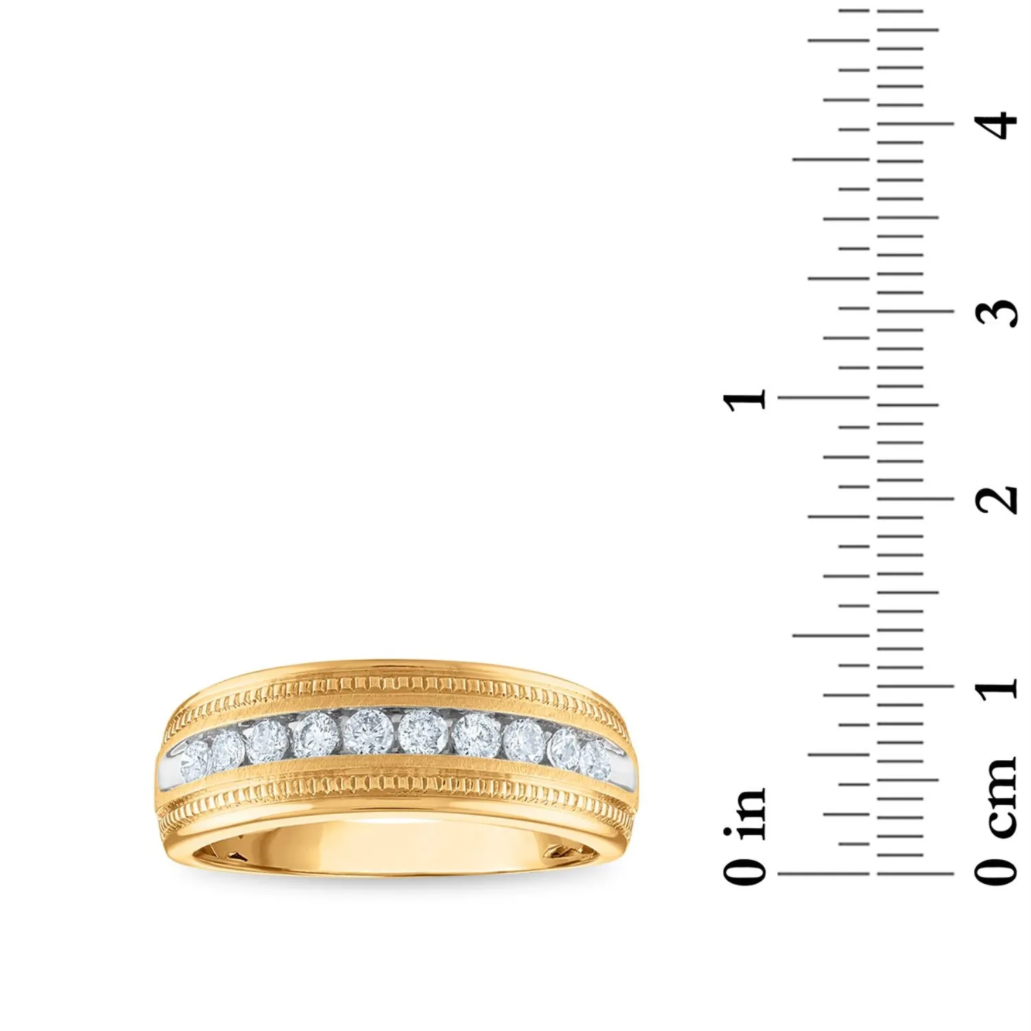 1/2 CTW Diamond Wedding Ring in 10KT Yellow Gold