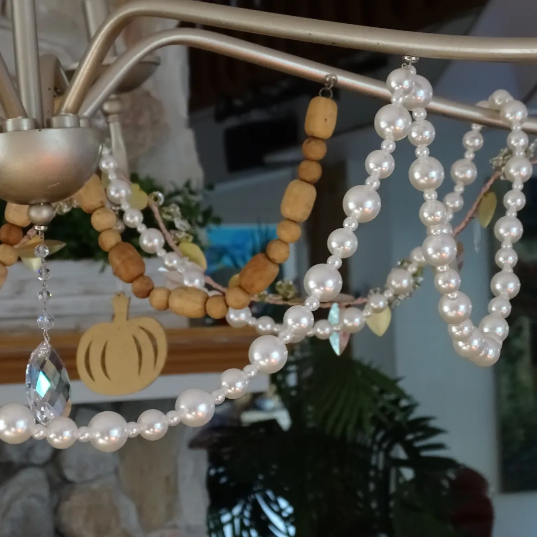 72" ( 6 Feet) Pearl Garland Strand - Continuous Beads (Set/1)