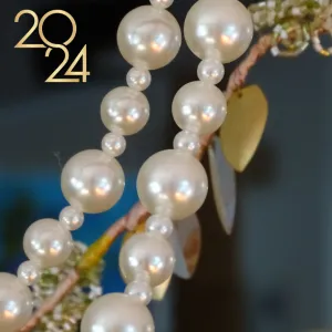 72" ( 6 Feet) Pearl Garland Strand - Continuous Beads (Set/1)