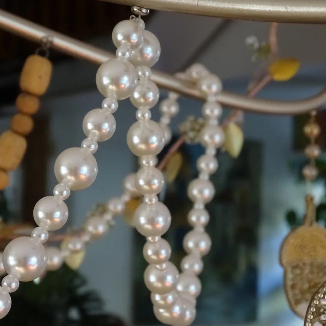 72" ( 6 Feet) Pearl Garland Strand - Continuous Beads (Set/1)