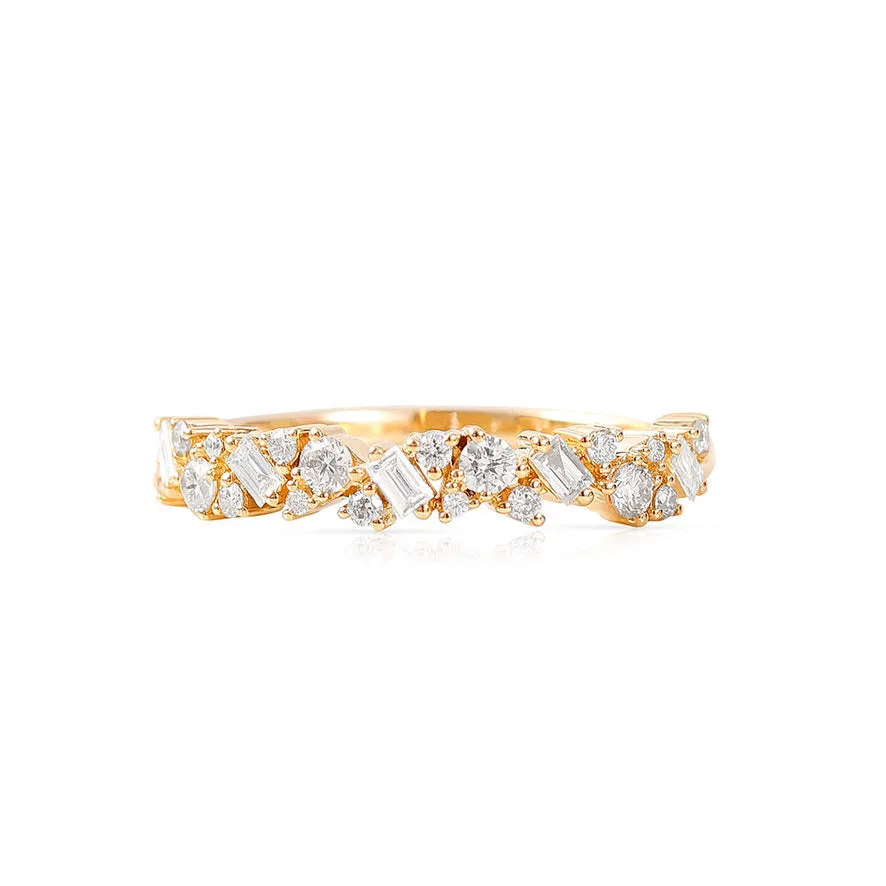 ABIGAIL DIAMOND MULTISHAPED RING
