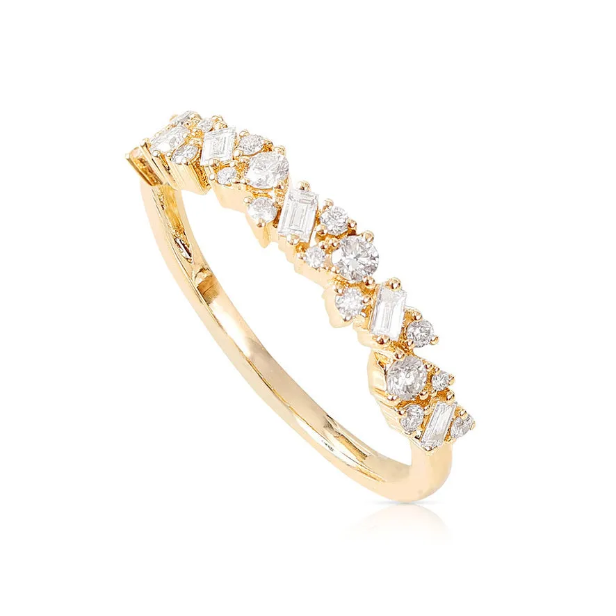 ABIGAIL DIAMOND MULTISHAPED RING