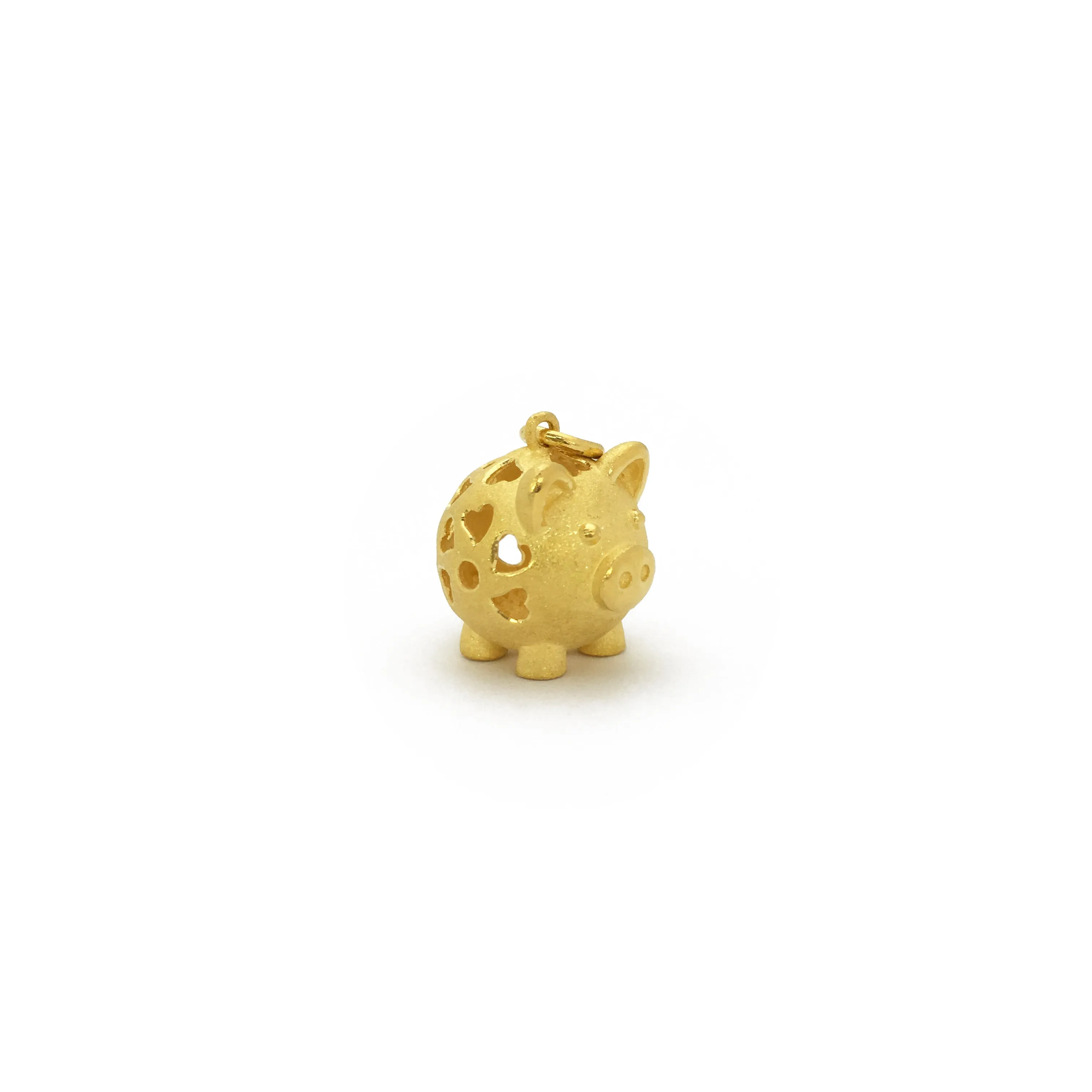 Adorable Little Pig Pendant (24K)