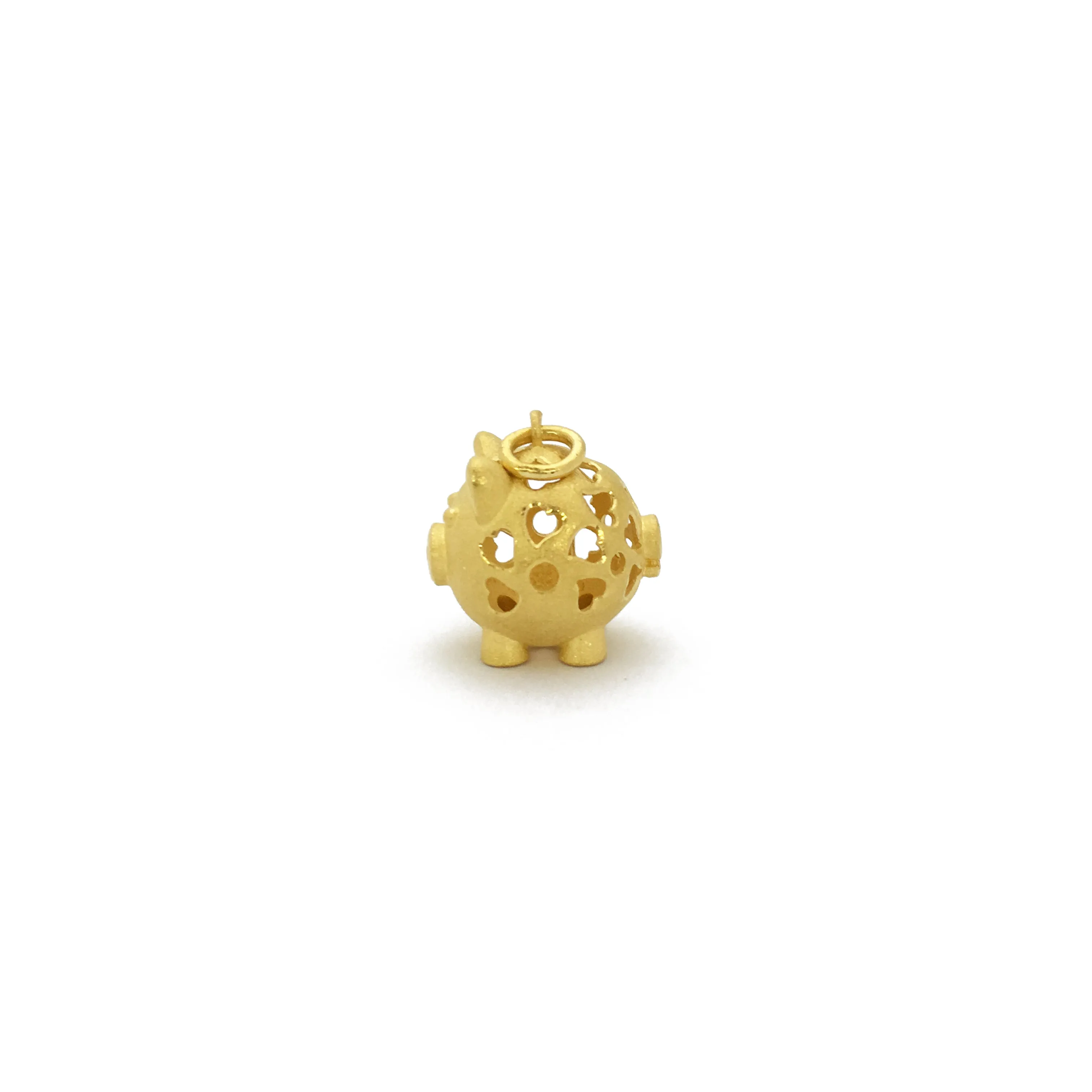 Adorable Little Pig Pendant (24K)
