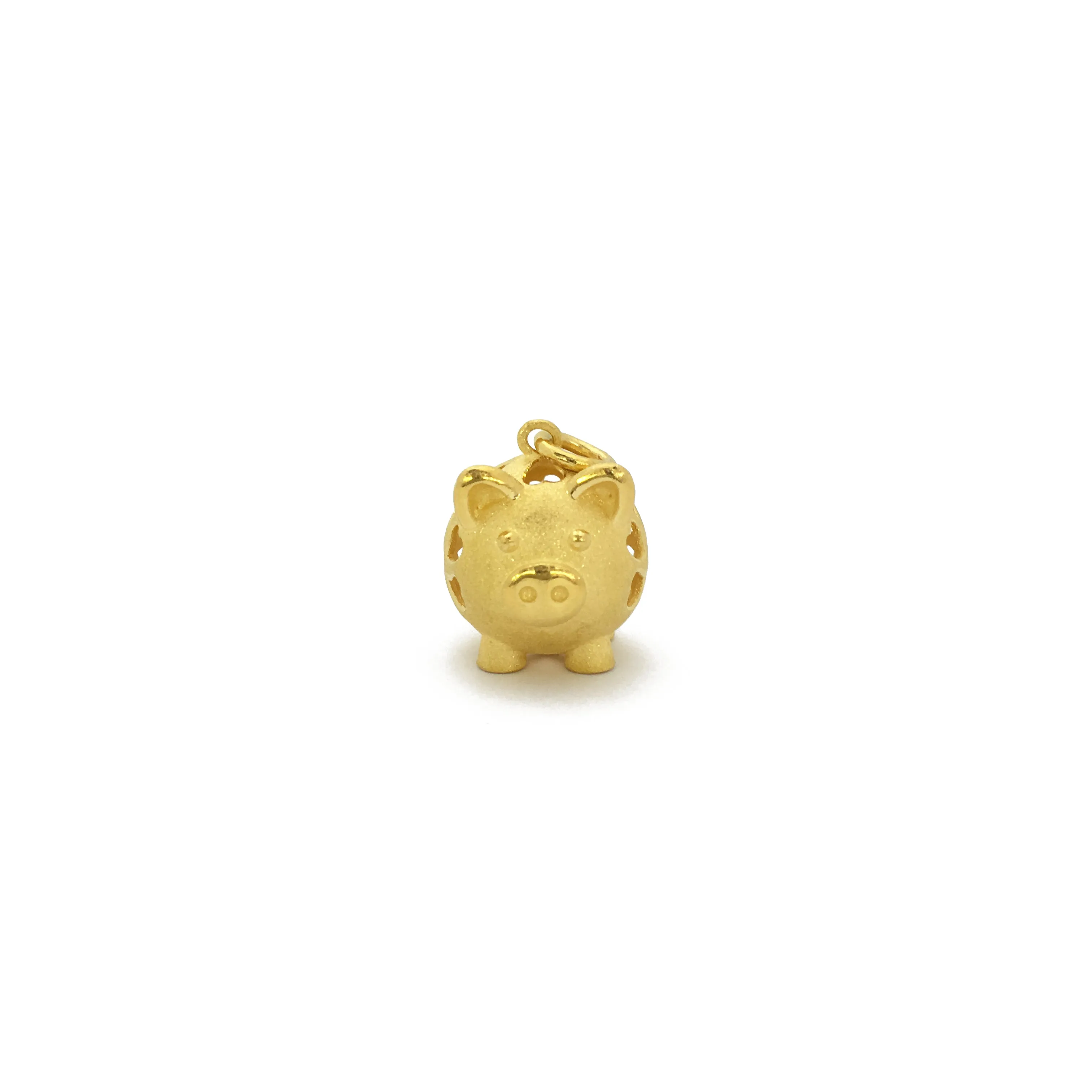 Adorable Little Pig Pendant (24K)