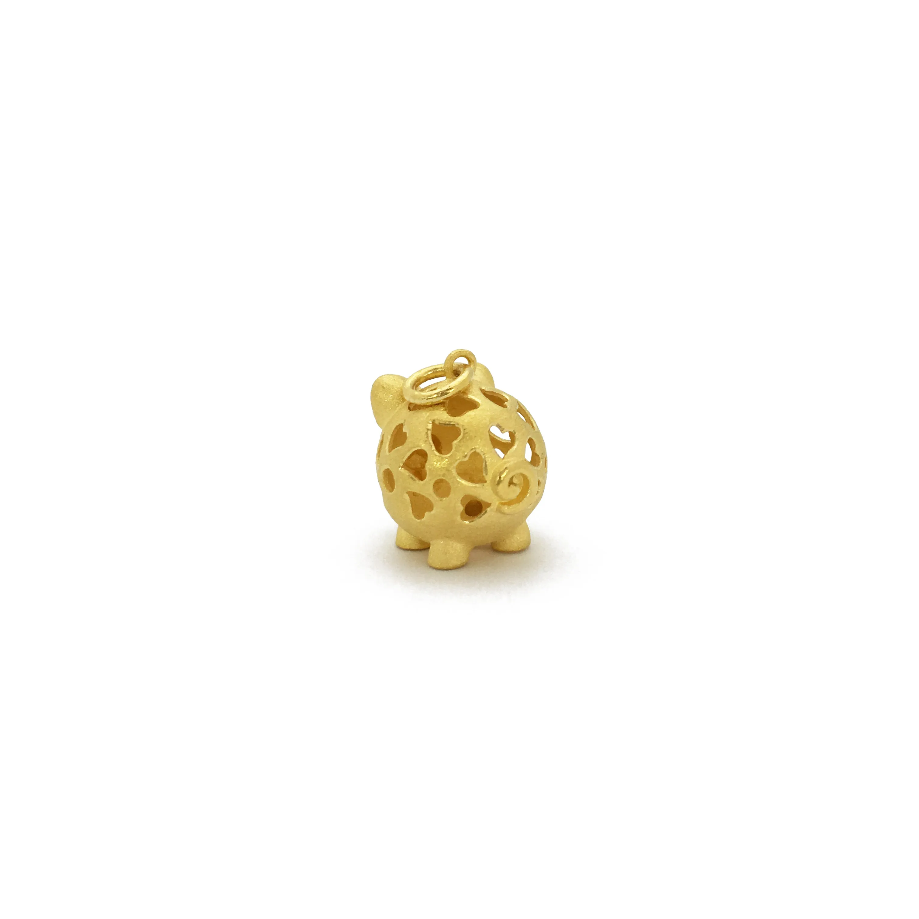 Adorable Little Pig Pendant (24K)