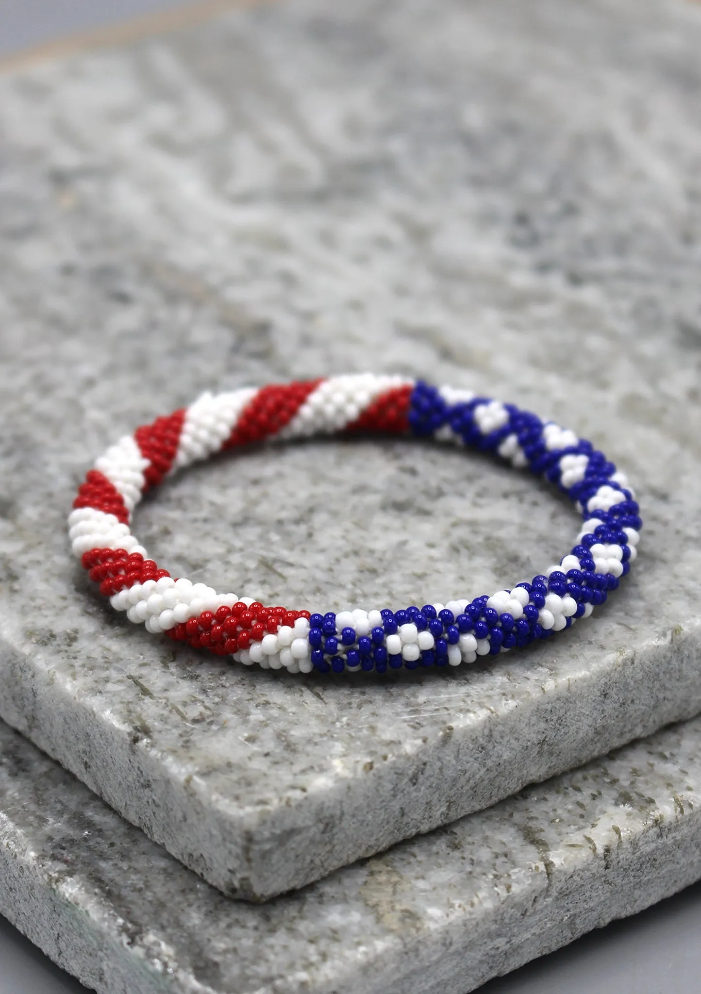 American Flag Roll On Bracelet