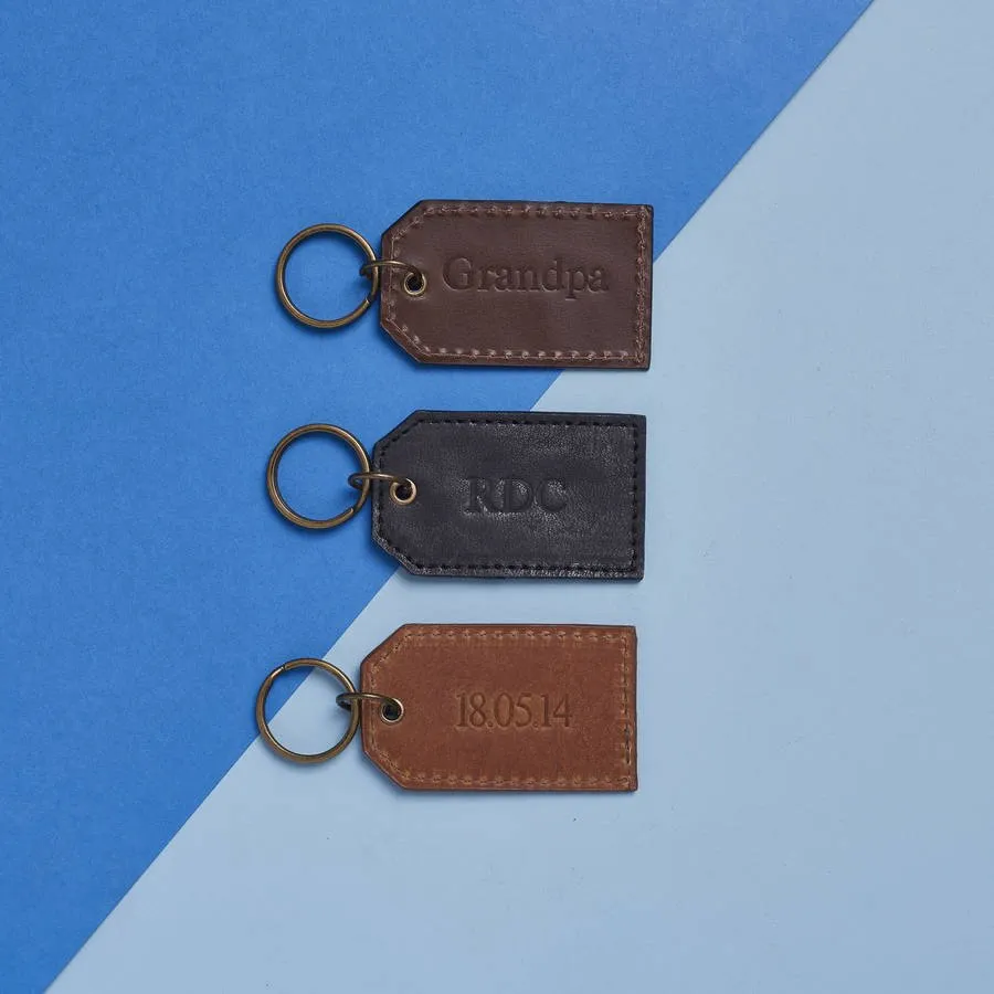 Anniversary Leather Key Ring