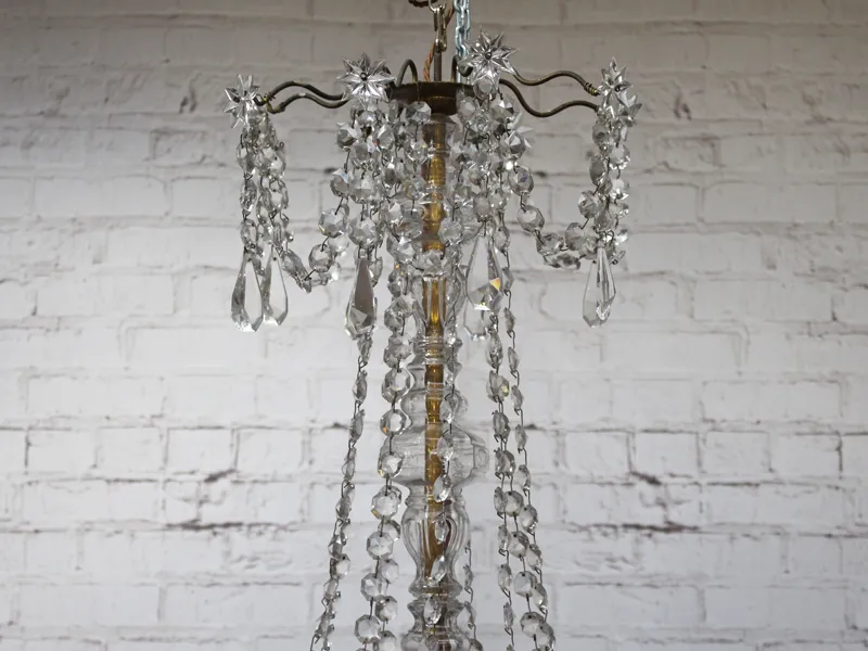 Antique French Late 19th Century Crystal Chandelier