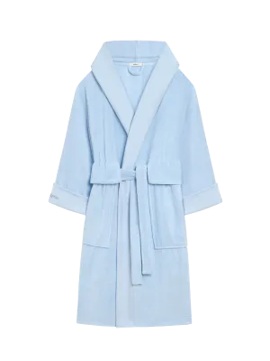 Bathrobe—moonstone blue