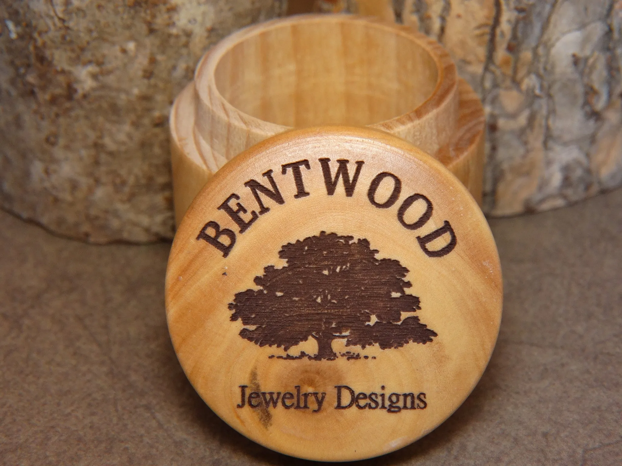 Bentwood Ring - Kingwood Wood Ring with Heavy Gauge Silver Electric Guitar String Inlay on Surgical Steel Core
