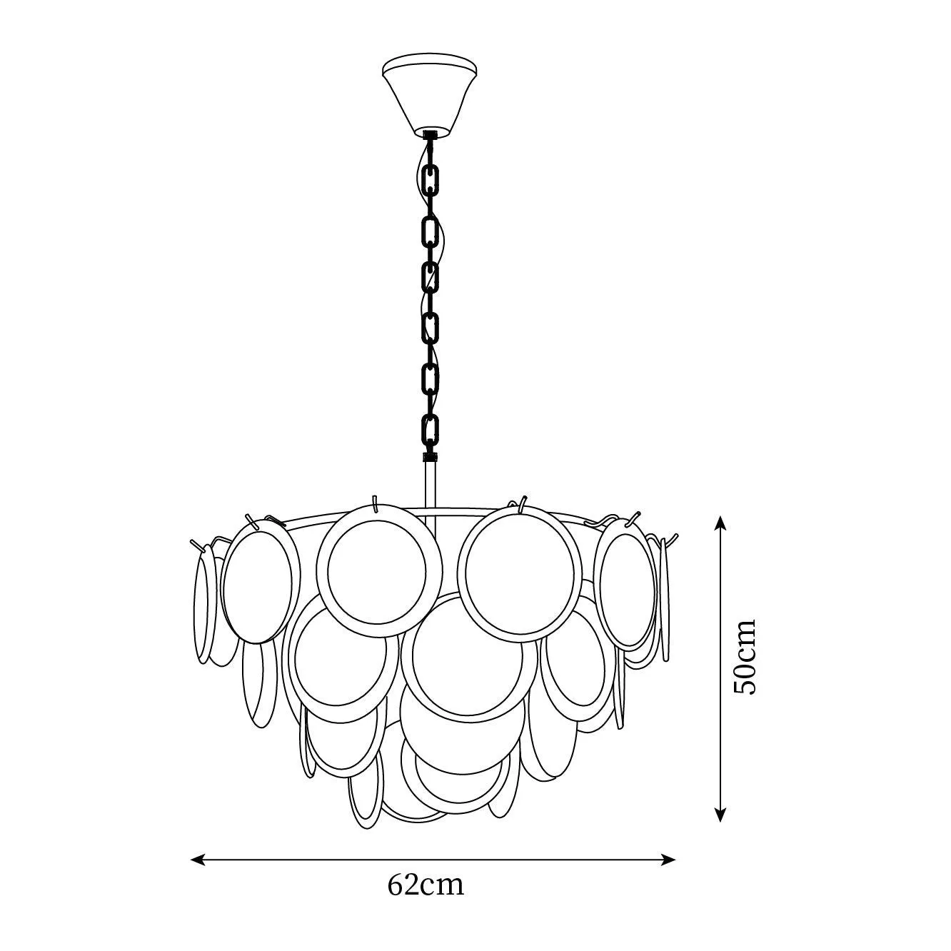 Bettina Murano Chandelier