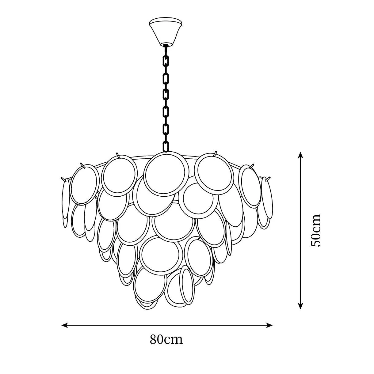 Bettina Murano Chandelier