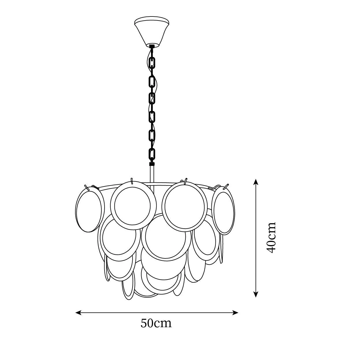 Bettina Murano Chandelier