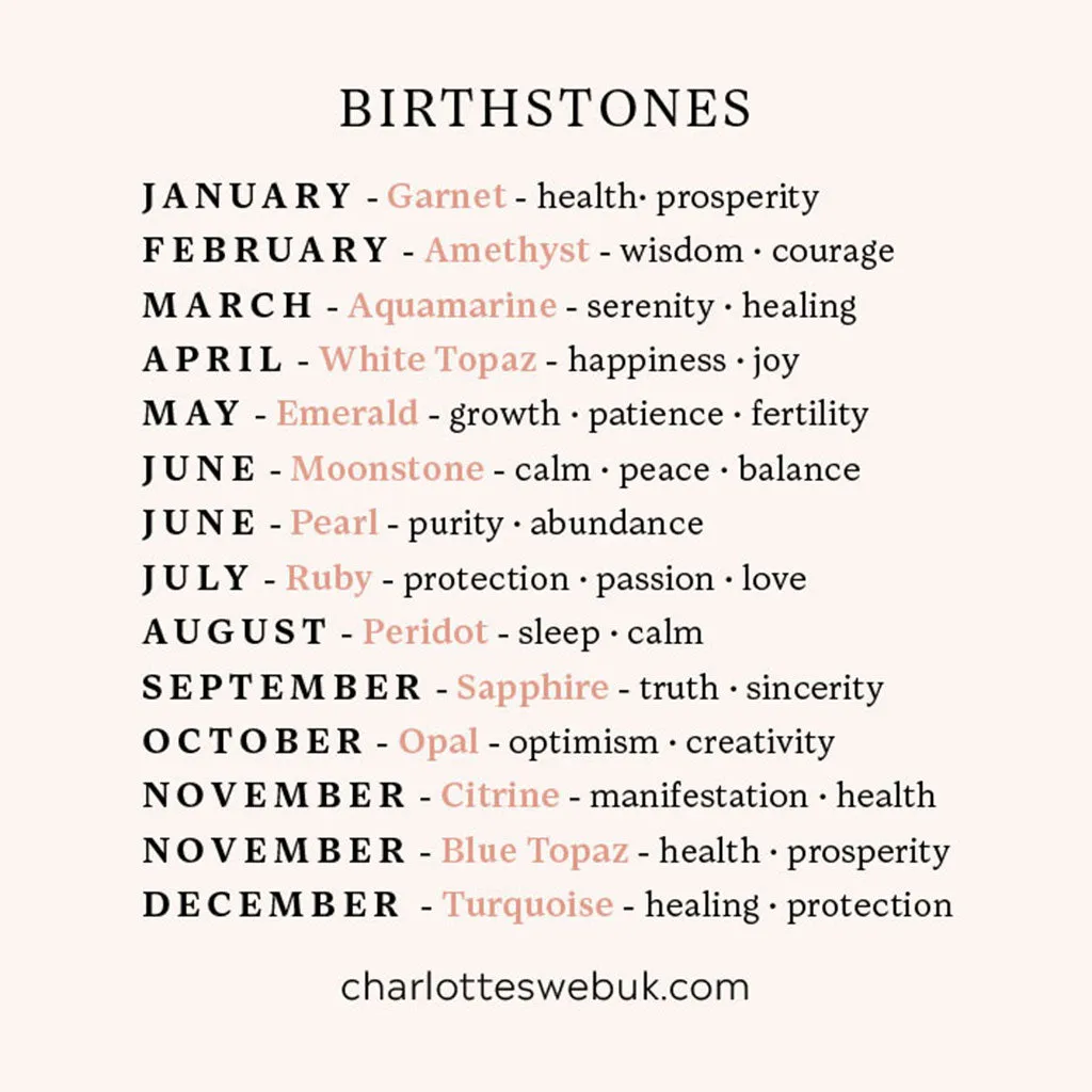 Birthstone Necklace