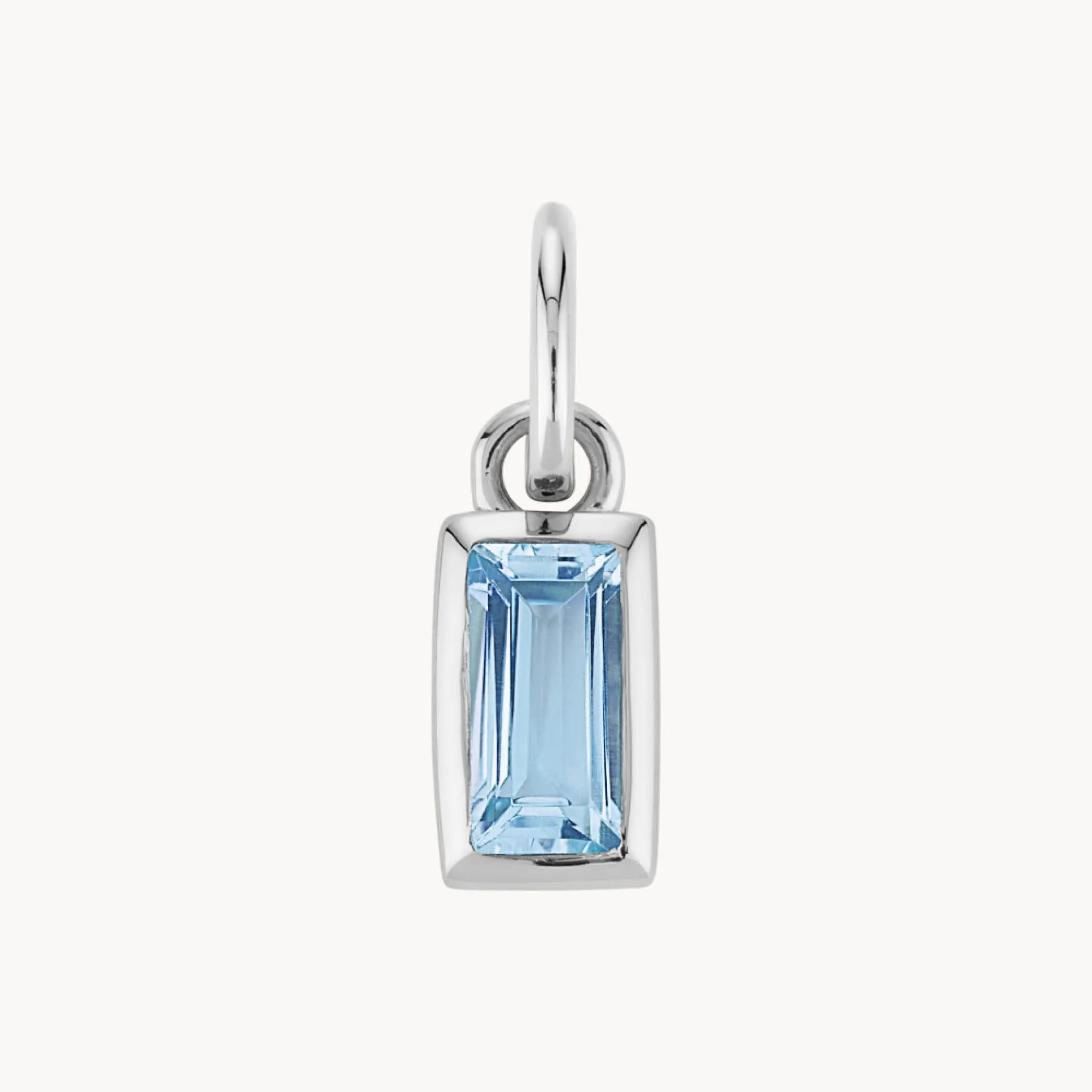 Birthstone Pendant in Silver