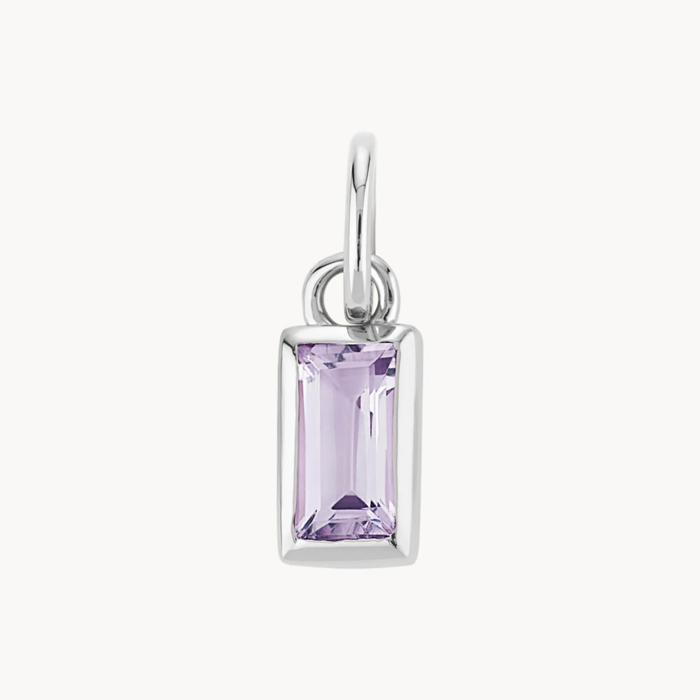 Birthstone Pendant in Silver