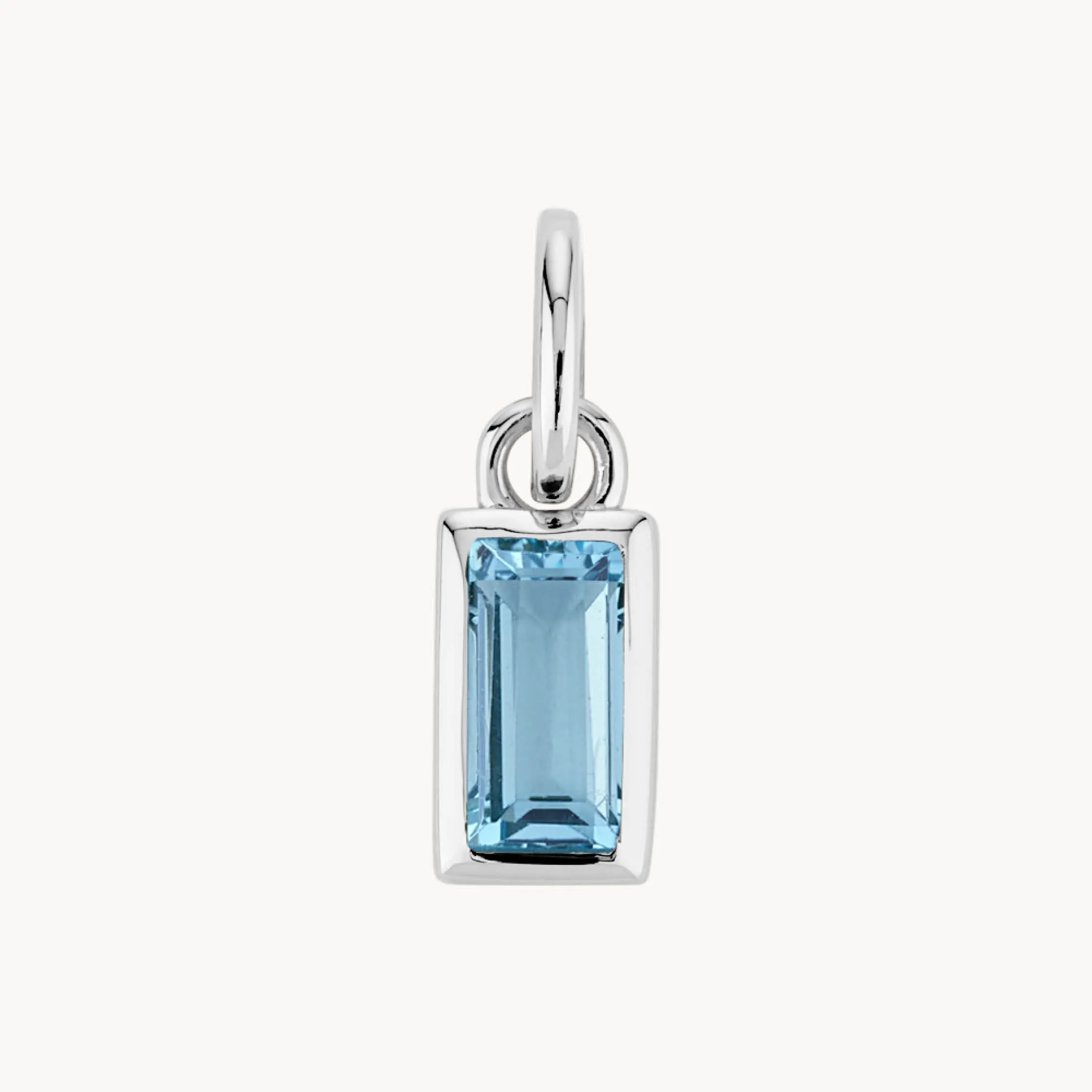 Birthstone Pendant in Silver
