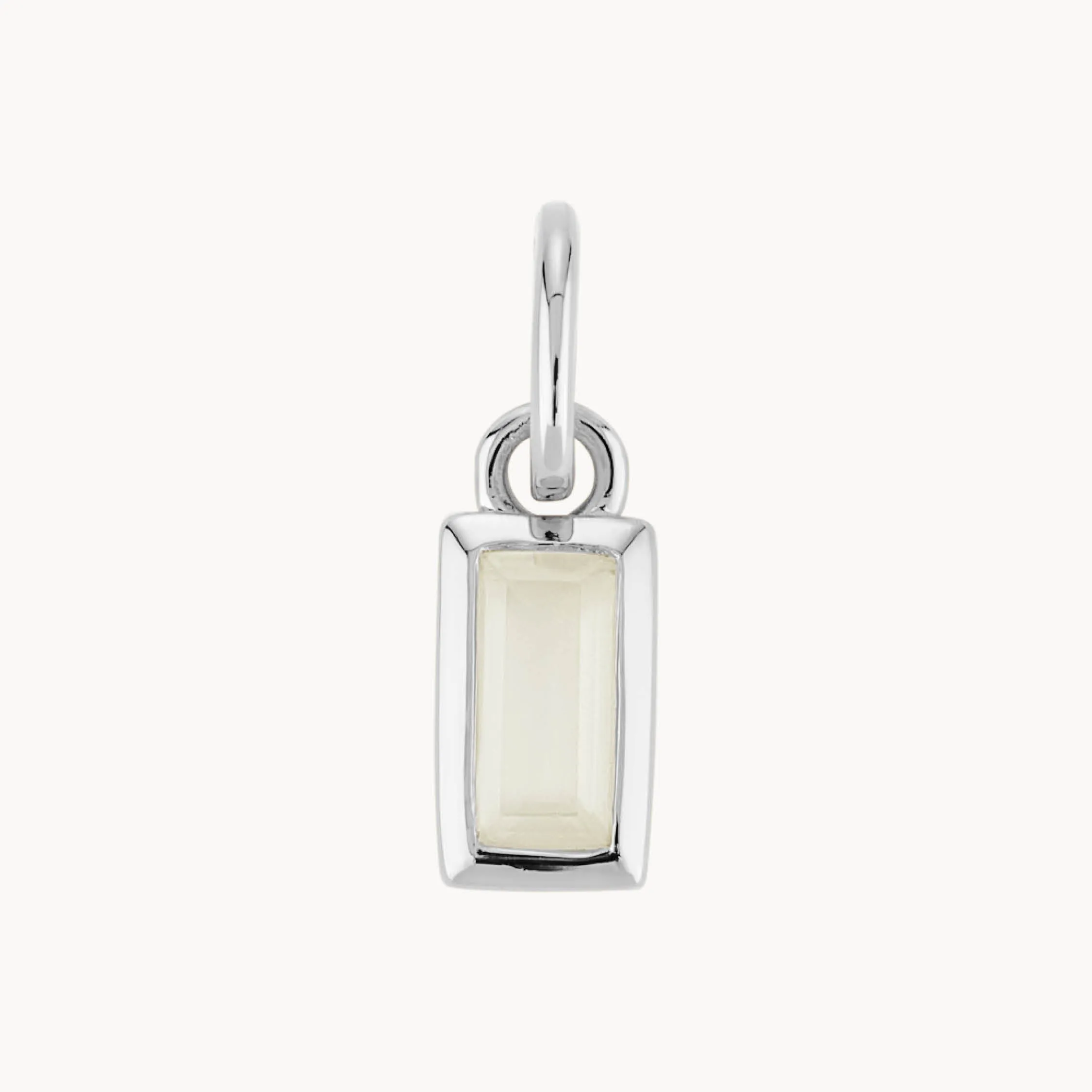 Birthstone Pendant in Silver