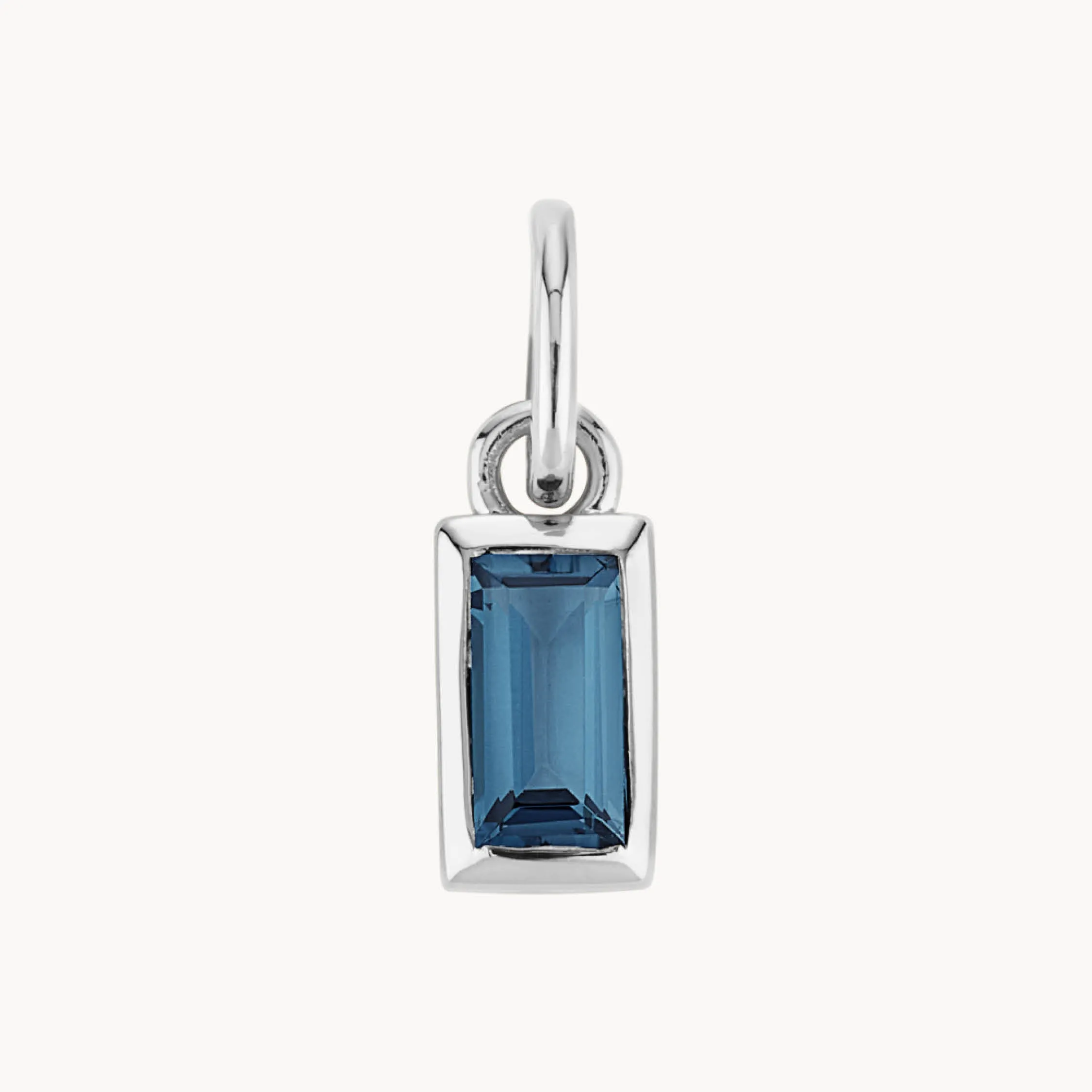 Birthstone Pendant in Silver