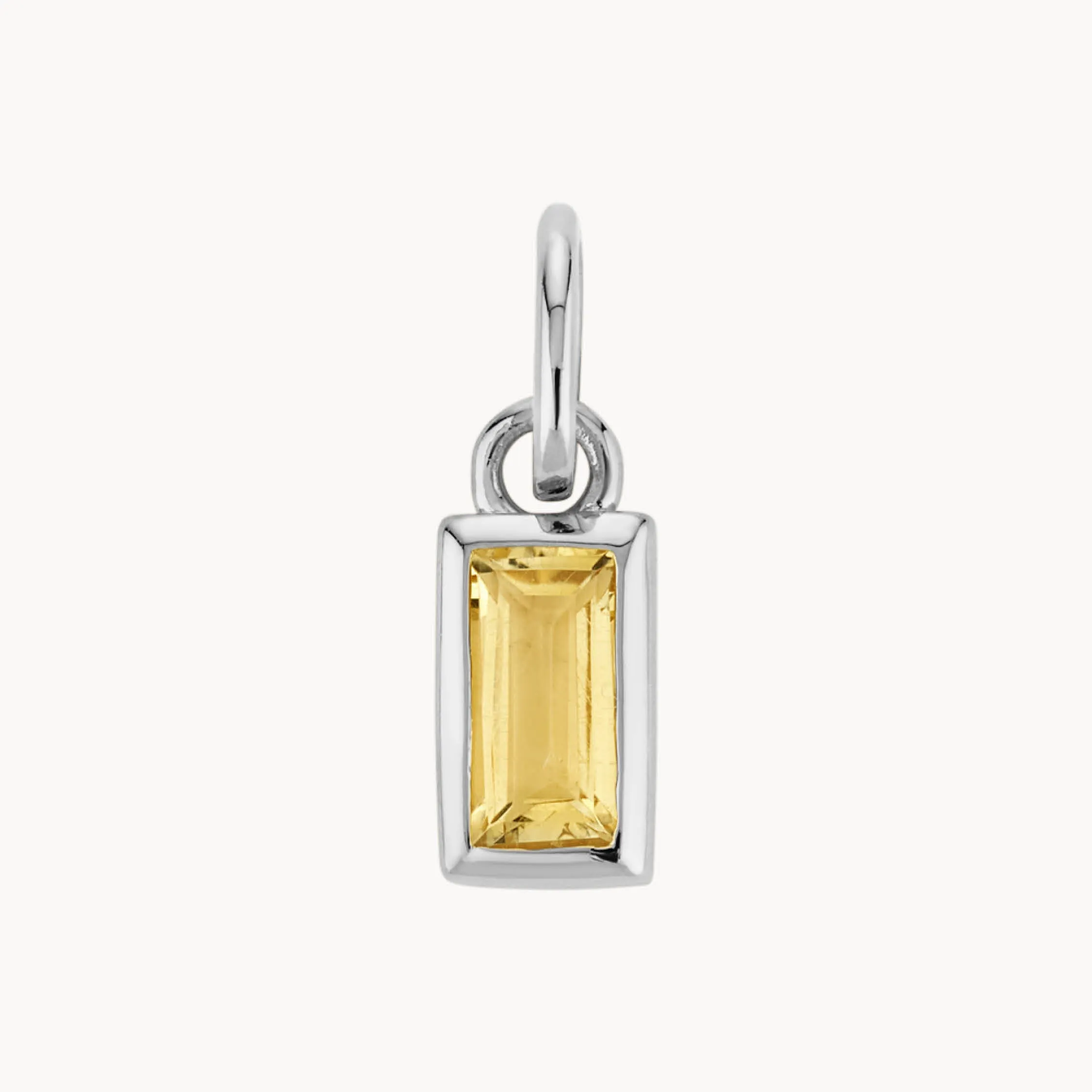 Birthstone Pendant in Silver
