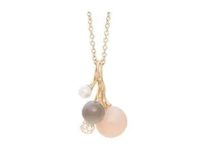 Blooming Bunch Pendant in 18K yellow gold