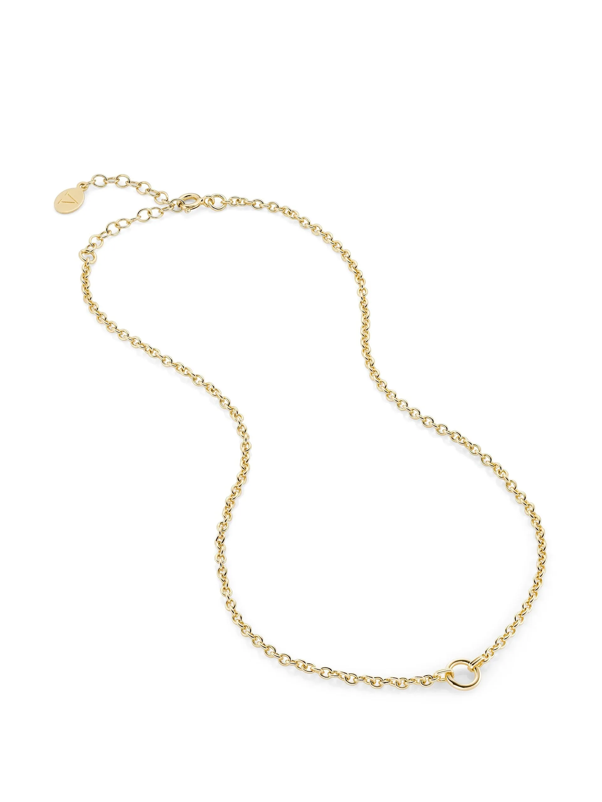 Blue Lapis charm on carrier chain