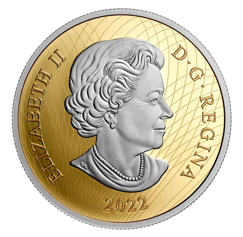 Canada Gold 2022 $250 HM QE II Diamond Diadem 1.93oz, .9999