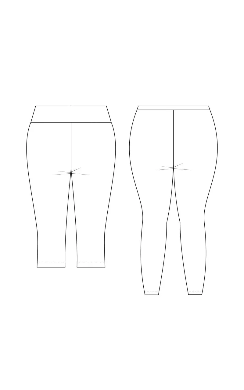Cashmerette Sewing Pattern - Belmont Leggings & Yoga Pants