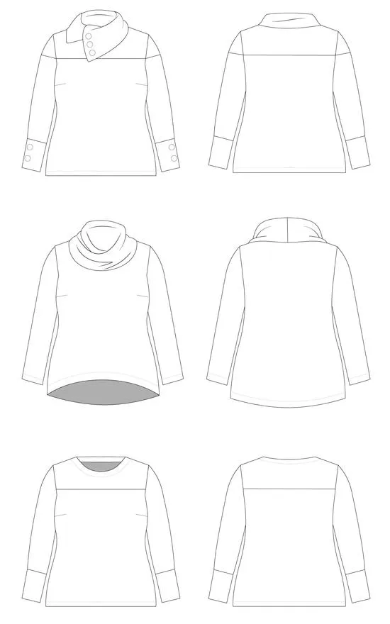 Cashmerette Sewing Pattern - Tobin Sweater