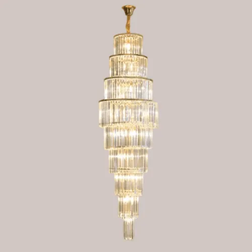 Caverna Long Crystal Chandelier