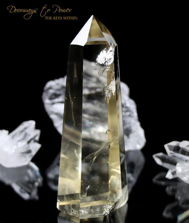 Citrine Quartz Abundance Crystal  'Prosperity Goddess'