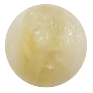 Citrine Sphere Rolling Abundance Crystal Ball