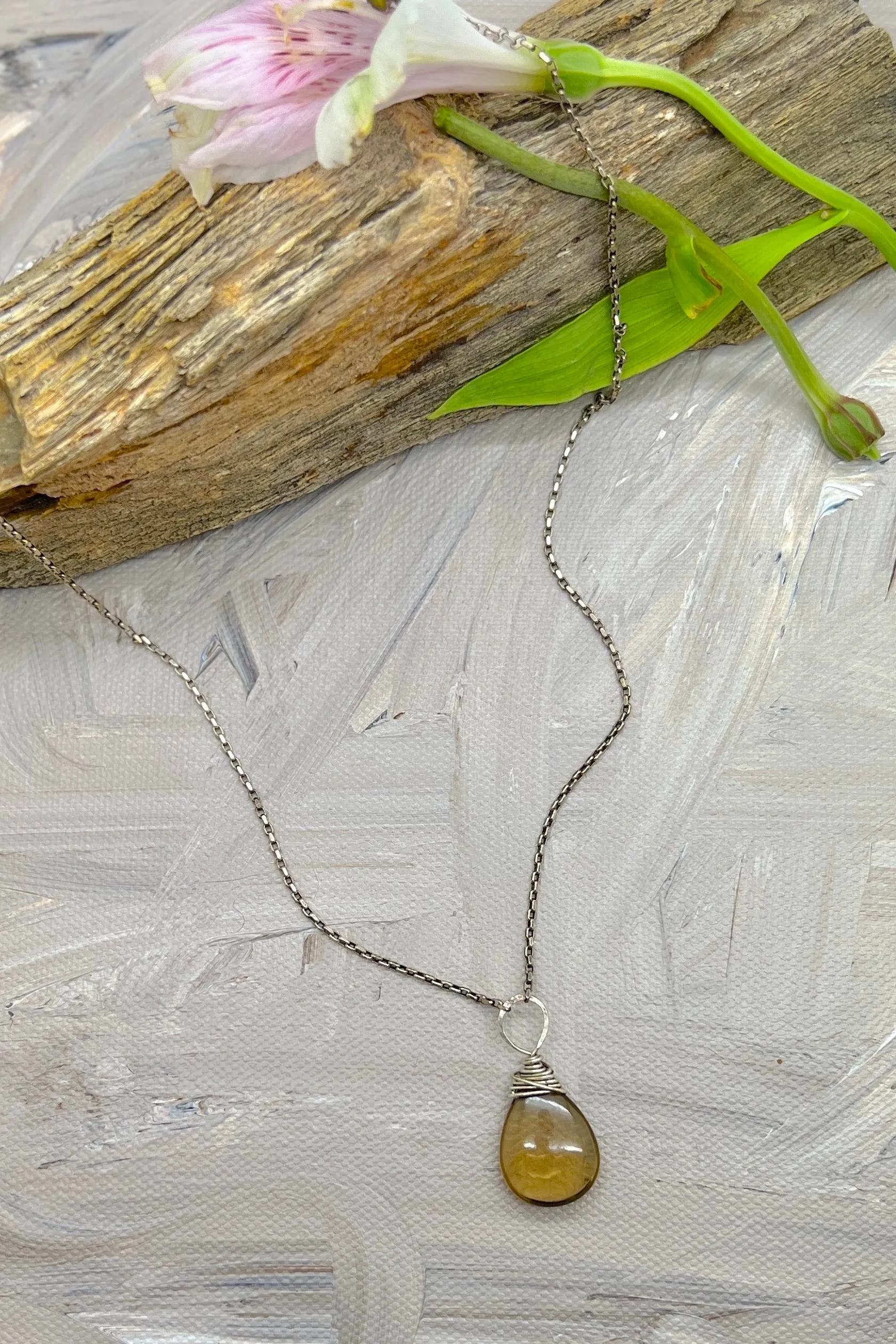 Citrine Teardrop