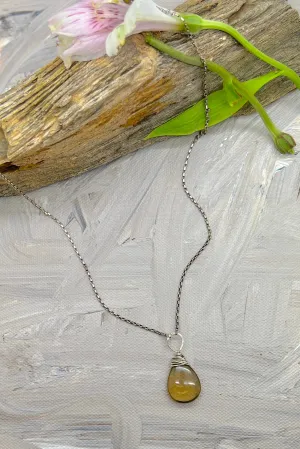 Citrine Teardrop
