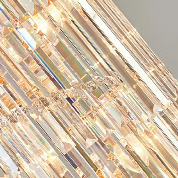 Classic Large Multi-layered Spiral Crystal Chandelier for Foyer/ Staircase