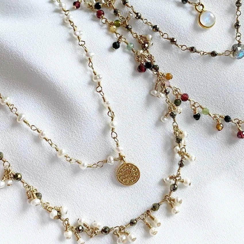 Dainty Cluster Necklace - Delicata