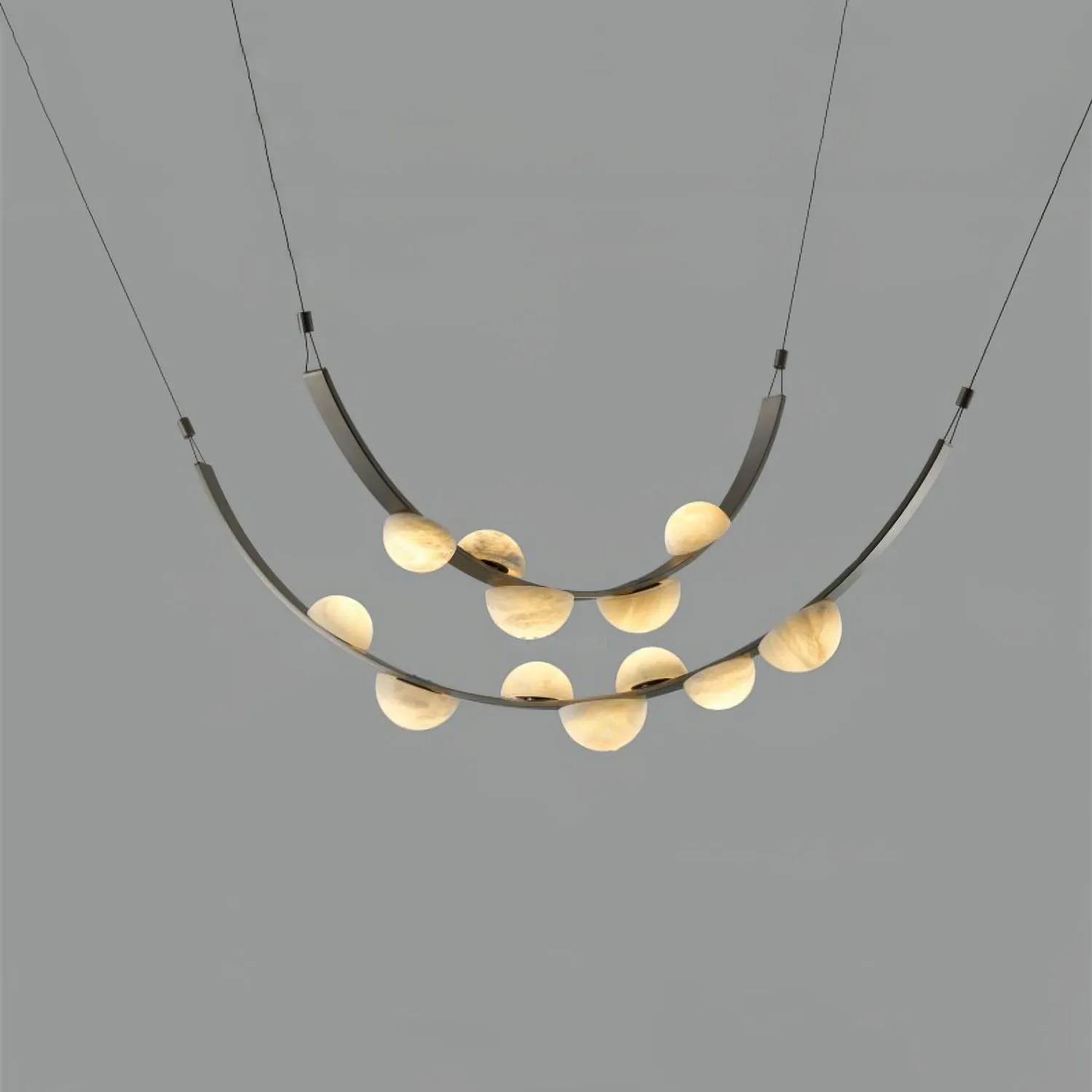 Dew Drops Alabaster Chandelier