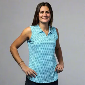 Diadem Sports Online - Women's Scales Pickleball Sleeveless Polo - Women's Apparel