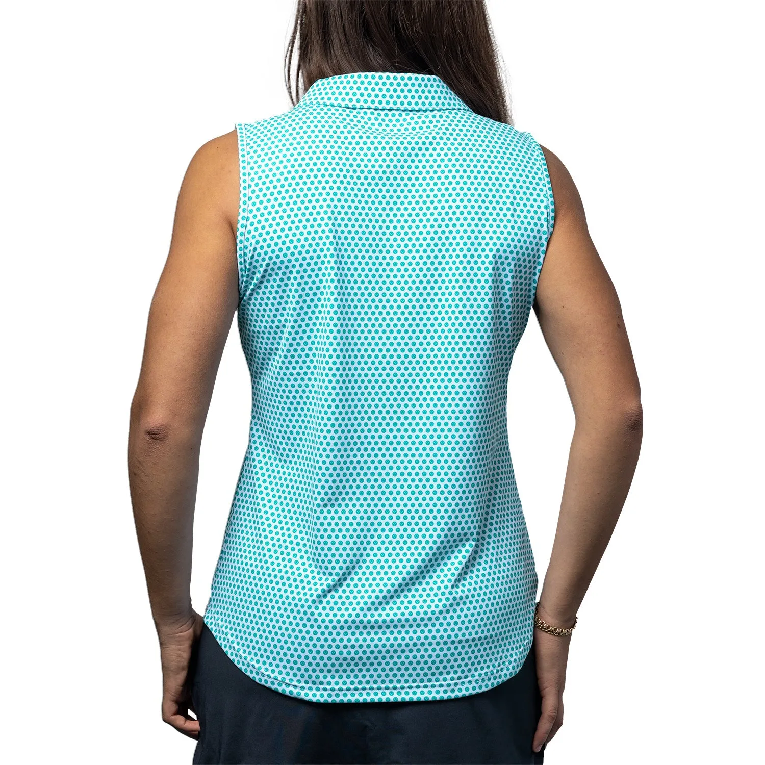 Diadem Sports Online - Women's Scales Pickleball Sleeveless Polo - Women's Apparel