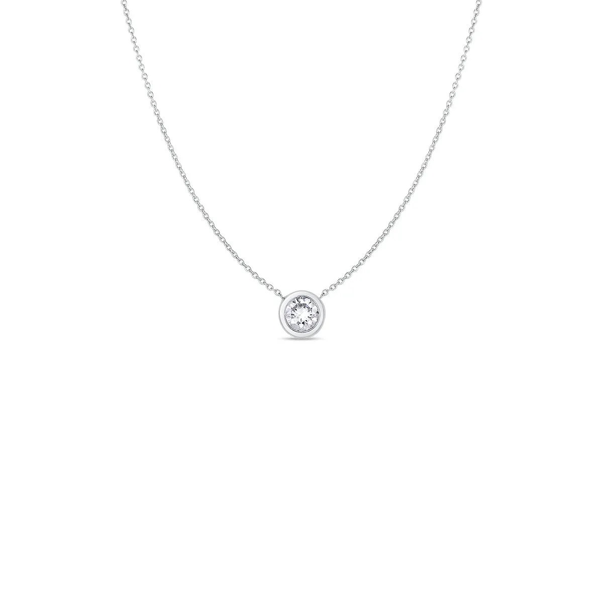 Diamond 1 Station Necklace