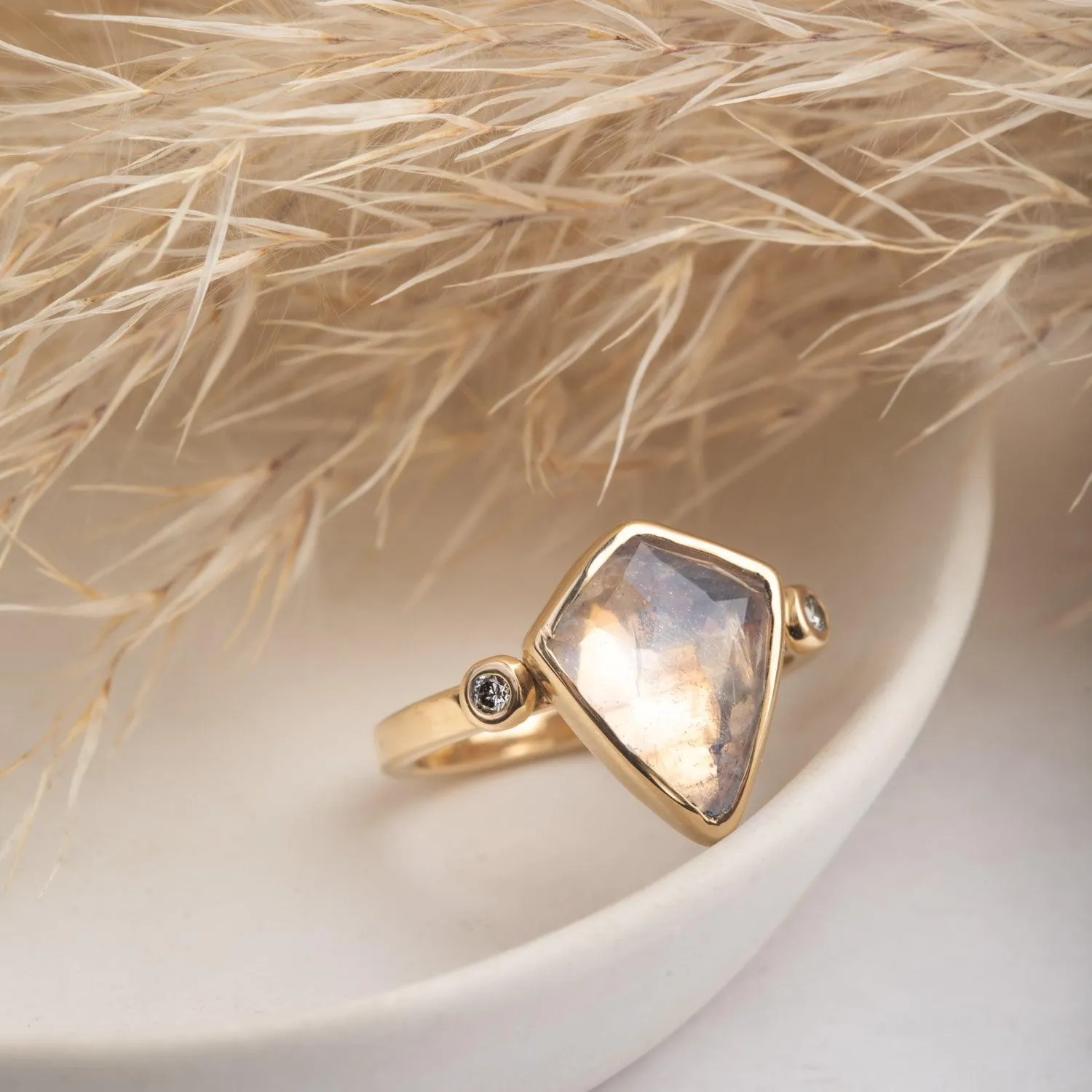 Elina - Moonstone Ring