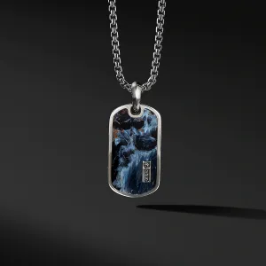 Exotic Stone Tag with Pietersite