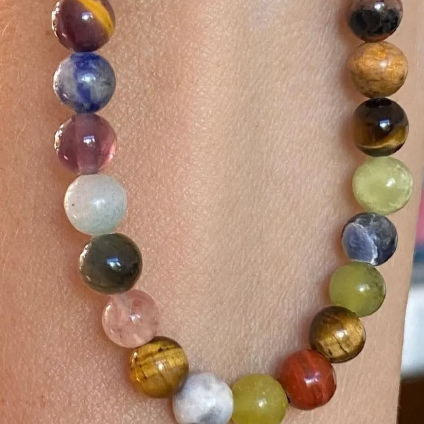 Gemstone Mix Choker - Aventura