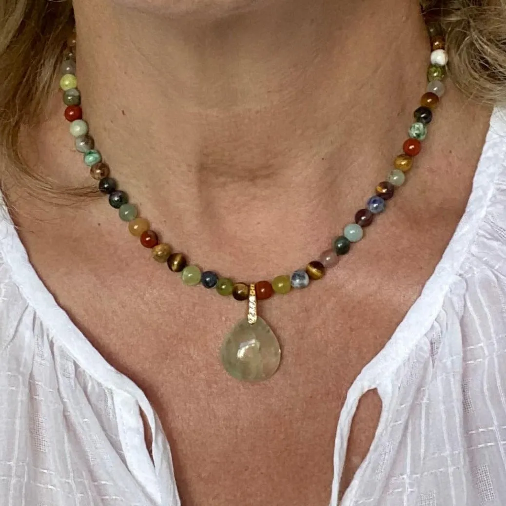 Gemstone Mix Choker - Aventura