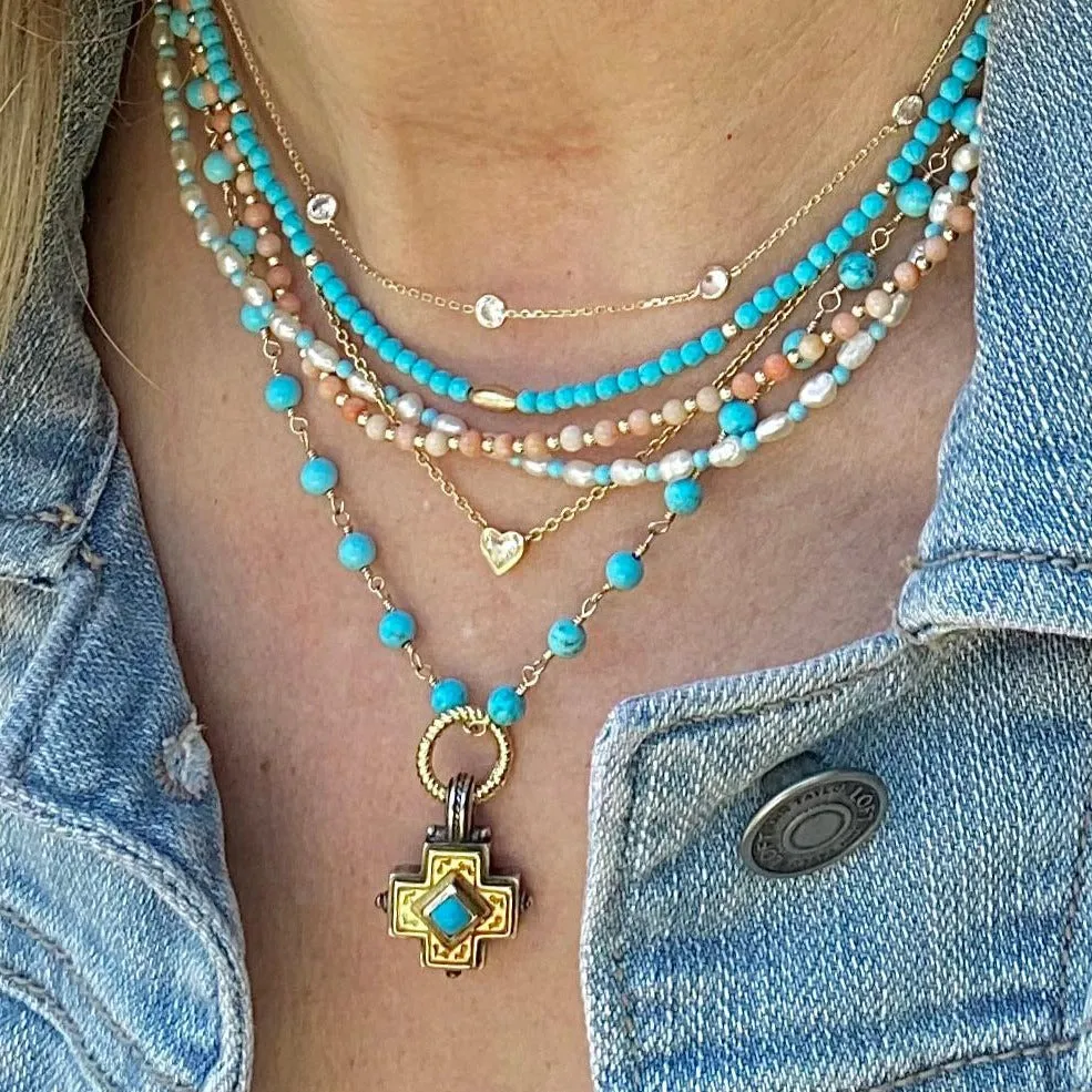Gemstone Mix Necklace - Tahiti