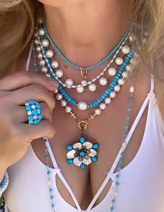 Gemstone Mix Necklace - Tahiti