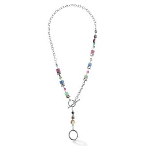 GeoCUBE® Fusion necklace Multicolour Gemstone