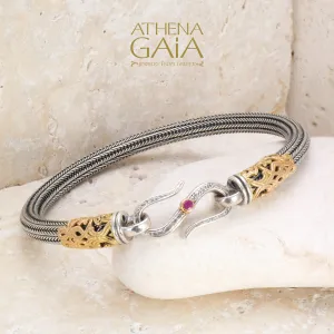 Gold Collar Strap Bracelet