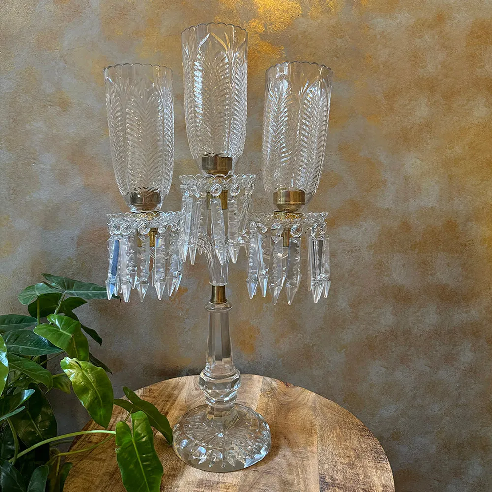 Inaaya Crystal Table Candle Chandelier